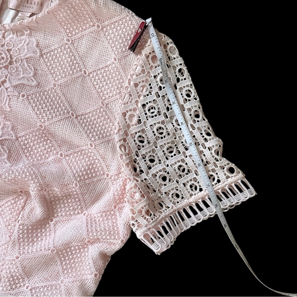 Ted baker Elegant Pink Lace Dress - Picture 7 of 10